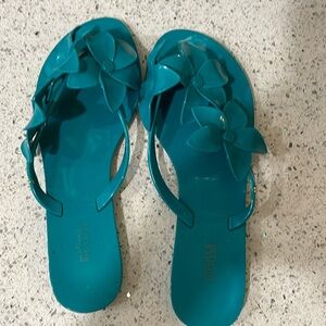 Melissa blue flower shoes